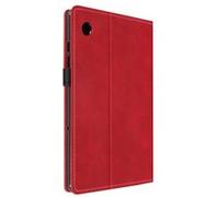Etui pour Samsung Galaxy Tab A9 Plus Portefeuille Multi-compartiment Support Vidéo Rouge