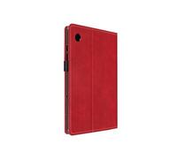 Etui pour Samsung Galaxy Tab A9 Plus Portefeuille Multi-compartiment Support Vidéo Rouge