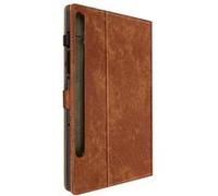 Étui pour Samsung Galaxy Tab S9 et S9 FE Porte-cartes Support Vidéo Marron