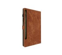 Étui pour Samsung Galaxy Tab S9 et S9 FE Porte-cartes Support Vidéo Marron
