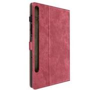 Etui pour Samsung Galaxy Tab S9 et Tab S9 FE Porte-cartes Support Vidéo Rouge