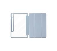 Housse Tablette Dux Ducis Etui pour Samsung Galaxy Tab S9 FE Plus Support Clavier Vidéo Bleu