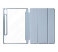 Housse Tablette Dux Ducis Etui pour Samsung Galaxy Tab S9 FE Plus Support Clavier Vidéo Bleu