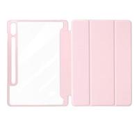 Housse Tablette Dux Ducis Etui pour Samsung Galaxy Tab S9 FE Plus Support Clavier Vidéo Rose