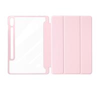Dux Ducis Étui pour Samsung Tab S9 FE Plus Toby - Support clavier et vidéo Rose
