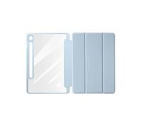 Etui pour Samsung Galaxy Tab S9 FE Support Clavier Vidéo Toby Bleu clair