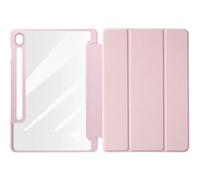 Housse Tablette Dux Ducis Etui pour Samsung Galaxy Tab S9 FE Support Clavier Vidéo Rose