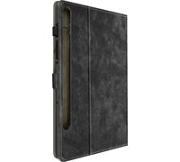 Étui pour Samsung Galaxy Tab S9 / Tab S9 FE, compartiments et fonction support, noir