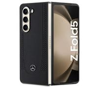 Étui pour Samsung Galaxy Z Fold5 Mercedes en cuir noir urbain