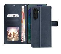 Étui pour Samsung M55 Design Vintage Clapet Portefeuille Support Vidéo Bleu nuit
