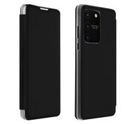 Étui pour Samsung Galaxy S10 Lite éco-cuir texturé Antichocs Anti-rayures Porte-carte Noir