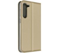 Étui pour Samsung S23 Plus Clapet Magnétique Porte carte Collection Smart, Dorée