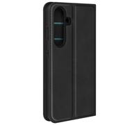 Étui pour Samsung S24 et S25 Clapet Portefeuille et Support Vidéo Noir