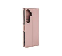 Étui pour Samsung Galaxy S24 Porte-carte Support Vidéo Design Fin Rose Poudré
