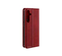 Etui pour Samsung S24 et S25 Portefeuille Fonction Support Bordeaux