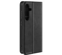 Étui pour Samsung S24 et S25 Portefeuille Fonction Support Noir