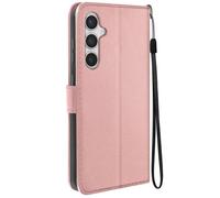 Étui pour Samsung S24 - MAYAXESS - Portefeuille Fonction Support - Rose - Synthétique - Rabat
