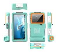 Étui Pour Samsung S24 S23 Ultra/iPhone15/14 Pro MAX Photographie Universelle D'étui De Plongée Coque Submersible Compatibilité Large FOXDOCK Orange Orange G