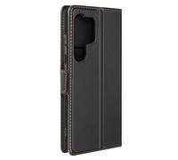 Etui pour Samsung S24 Ultra Portefeuille Support Rabat magnétique Noir