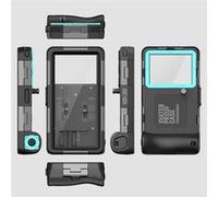 Étui Pour Samsung S24 Ultra/S23 Ultra/iPhone15 Photographie Universelle D'étui De Plongée Coque Submersible Compatibilité Large FOXDOCK Bleu Bleu G