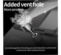 Étui Pour Samsung S24 Ultra/S23 Ultra/iPhone15 Photographie Universelle D'étui De Plongée Coque Submersible Compatibilité Large FOXDOCK Noir noir G