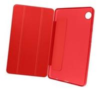 Avizar Étui pour Samsung Tab A9 Clapet Support Trois volets Mise en veille Rouge
