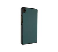 Etui pour Samsung Tab A9 et Tab A11 Clapet Trifold avec Support Video Vert foncé