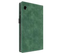 Étui pour Samsung Tab A9 Plus Clapet Multi-compartiment Support Vidéo Vert