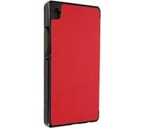 Avizar Étui Clapet Trifold pour Samsung Tab A9 Plus – Support vidéo et clavier – Rouge