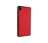 Etui pour Samsung Tab A9 Plus Clapet Trifold Support Video et Clavier Rouge