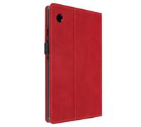 Étui pour Samsung Tab A9 Portefeuille Multi-compartiment Support Vidéo Rouge