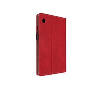 Étui pour Samsung Tab A9 Portefeuille Multi-compartiment Support Vidéo Rouge Rouge G