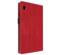 Étui pour Samsung Tab A9 Portefeuille Multi-compartiment Support Vidéo Rouge Rouge G
