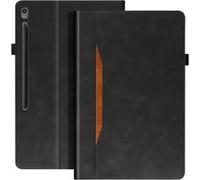 Étui pour Samsung Tab S10 FE Plus Clapet Portefeuille Support Vidéo Avizar Noir Noir G