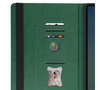 Étui pour Samsung Tab S10 FE Plus Clapet Portefeuille Support Vidéo Vert foncé