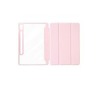 Étui pour Samsung Tab S9 FE Plus Support Clavier Vidéo Toby Dux Ducis Rose Rose G