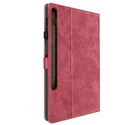 Avizar Étui pour Samsung Tab S9 Plus et Tab S9 Fe Plus – Porte-cartes, Support – Rouge