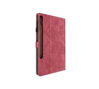 Avizar Étui pour Samsung Tab S9 Plus et Tab S9 Fe Plus – Porte-cartes, Support – Rouge