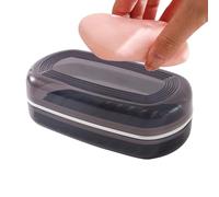 Étui pour savon de voyage - Conteneur compact de savon | Plateau égouttoir 2 couches pour vacances, hôtel, randonnée, voyages sur route, camping, salle de bain en plein air, résidences universitaires