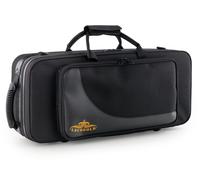 Étui Léger Lechgold pour saxophone alto - rembourrage thermique, poche extérieure, harnais sac à dos, compartiments séparés pour S-Bow, embouchure et accessoires - noir.
