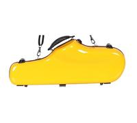 Étui pour saxophone Étui for saxophone mi bémol en fibre de verre, plastique renforcé fibres, ABS, toutes couleurs(Yellow)