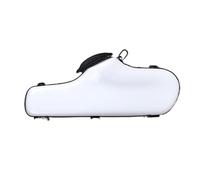 Étui pour saxophone Étui for saxophone mi bémol en fibre de verre, plastique renforcé fibres, ABS, toutes couleurs(WHITE)