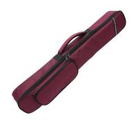 Étui pour saxophone Étui for saxophone soprano et clarinette, sac de rangement léger for instruments musique, résistant à l'eau avec poche extérieure(Wine red)