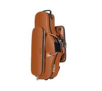 Étui pour Saxophone Sac d'accompagnement for saxophone alto mi bémol, valise for instrument de musique, sacoche légère, sac à dos transportable(Brown)