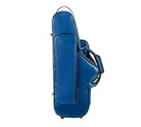 Étui pour saxophone Sac de voyage for saxophone alto en mi bémol et si ténor, sac à dos spécial léger portable, valise, cosmétique, instrument vent bois(Alto Blue)