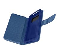 Étui pour Smartphone 3,8 à 4,3'' Portefeuille Multi-rangements Caméra Slide Bleu