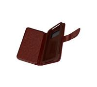 Housse Portefeuille Smartphone - Universel - Marron - Éco-cuir - 6 Porte-cartes - Souple