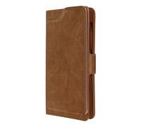 Etui Smartphone 5,0 à 5,3 Portefeuille Porte Monnaie Porte Carte marron