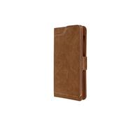 Etui pour Smartphone 50 à 53 Portefeuille Porte Monnaie Porte Carte marron