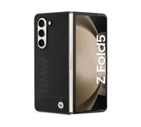 Étui pour smartphone - BMW - Galaxy Z Fold 5 - Noir - Semi-rigide - Logo Signature